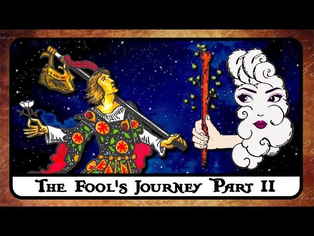 FOOL’S JOURNEY PART 2  WANDS  Easiest Way To Learn The Tarot 