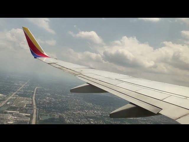 Southwest Airlines Boeing 737-700 Takeoff from Ft. Lauderdale