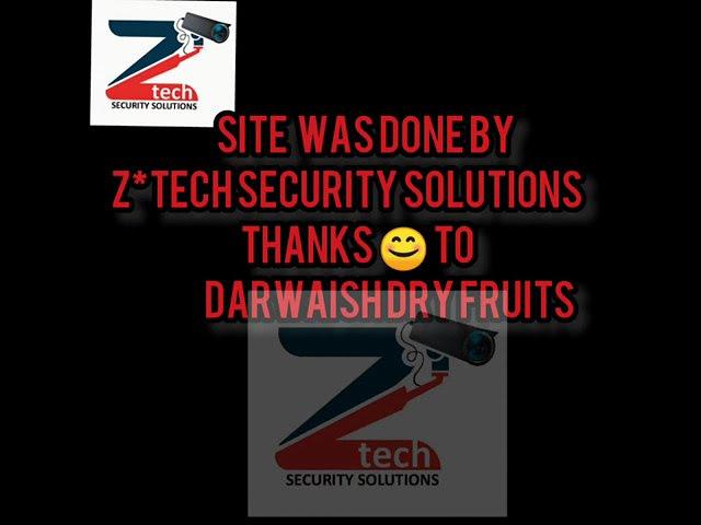 SIDE WAS DONE IN 3 HOURS BY Z*TECH security solutions