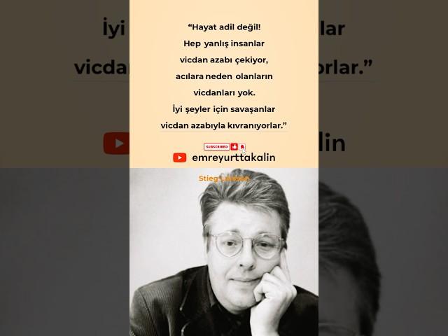 #stieglarsson #hayat #emreyurttakalın #edebiyat #life