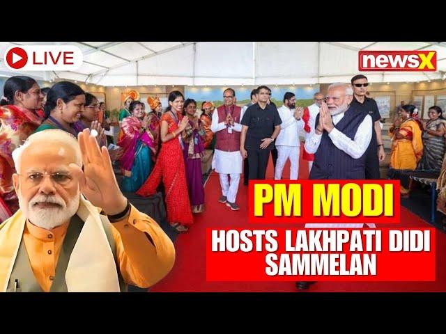 LIVE: Lakhpati Didi Sammelan: PM Modi Engages with Women Entrepreneurs in Gujarat | NewsX