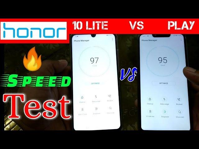 honor Play vs honor 10 lite speed test | Technical Rabbani