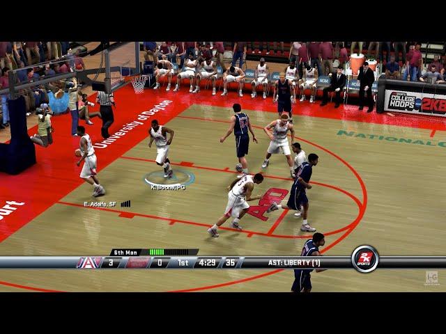 College Hoops 2K8 - PS3 Gameplay (1080p60fps)