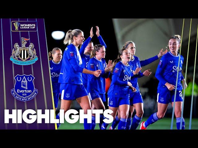 Blues Win Penalty Shootout! | Newcastle United v Everton Highlights | Women's League Cup 24/25