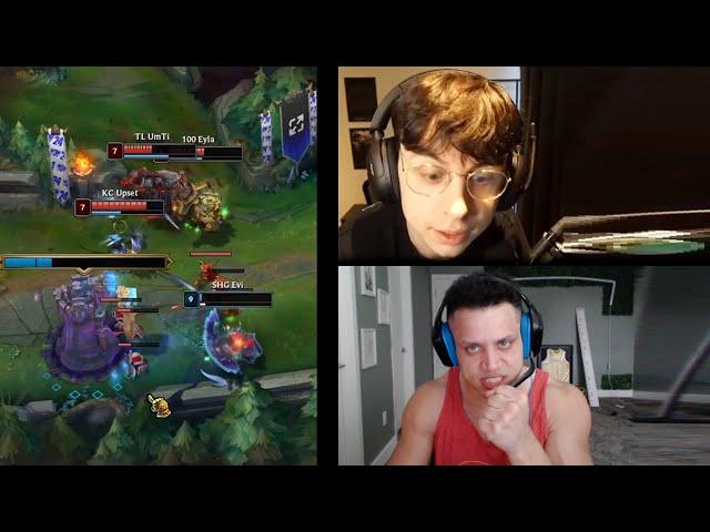 CAEDREL LOVES CAPTAINFLOWERS' RAPPING SKILLS | TYLER1 ON LUDWIG VISITED HIM | LOL MOMENTS