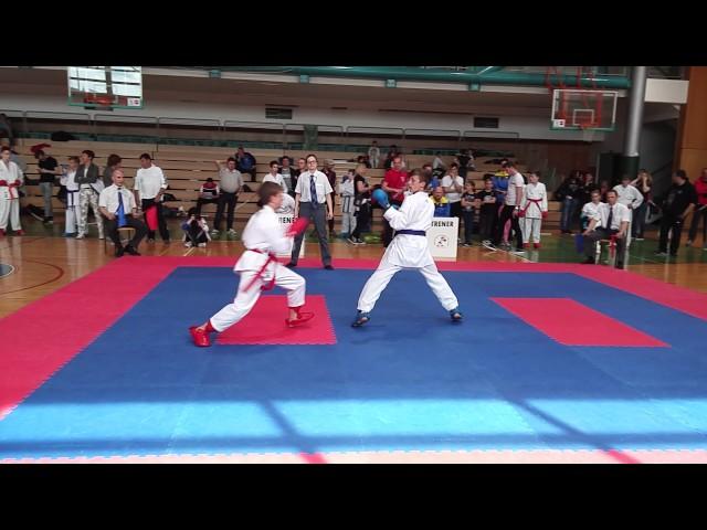 12.pokal občine Oplotnica 6.5.2017 kumite mlajši kadeti -50kg VALENČAK MIHAEL