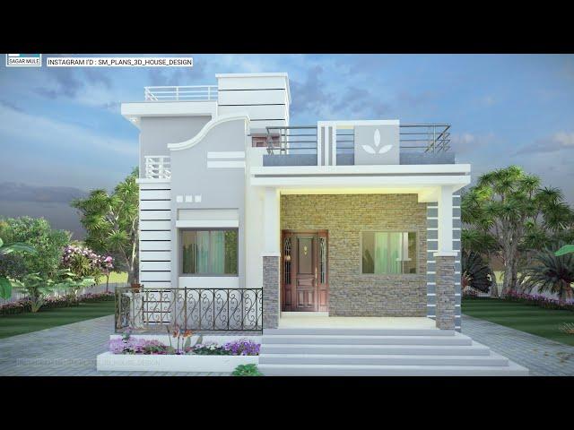 2BHK home plan 1000 SQFT || East facing || 3D home design || #LUMION #3Ddesign #3ds_max #3d_House