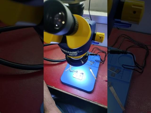Mobile repairing course with Microscope