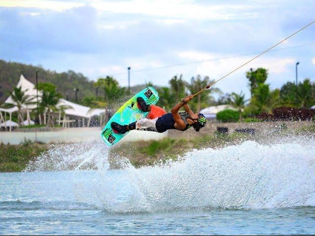 Вейкбординг в Паттайе, Lake Land Water Cable Ski. Wakeboarding in Pattaya