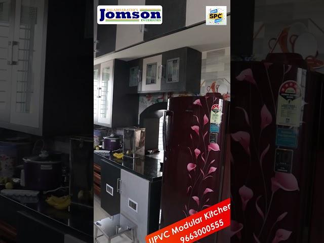 upvc modular kitchen,upvc kitchen cabinets,upvc cupboard work,upvc jomson interiors 9663000555