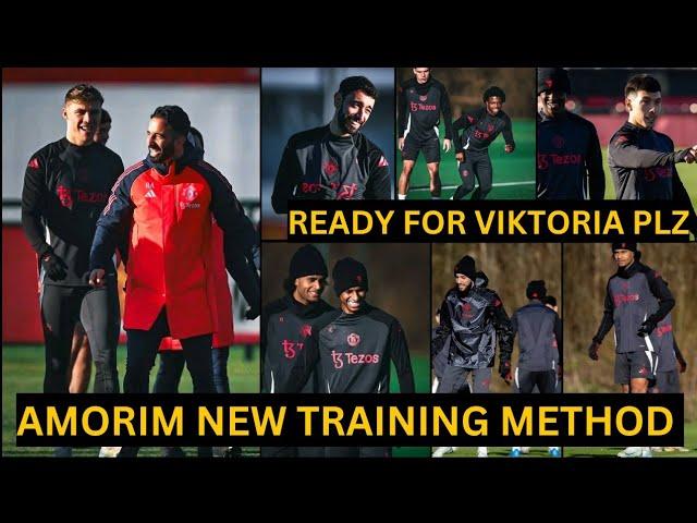 Man United Training: Yoro,Mainoo,Martinez,Amad, Mazraoui - injury news ahead of Viktoria Plzen