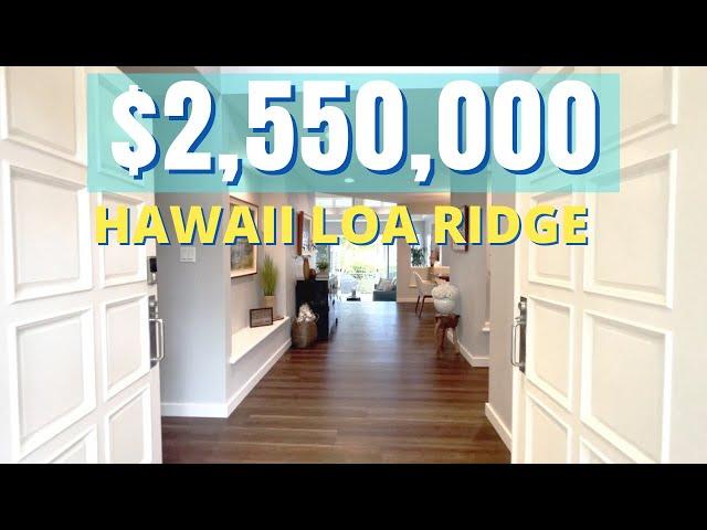 Hawaii Loa Ridge Home Tour - A sneak peak of the luxurious lifestyle you can enjoy living in Hawaii!