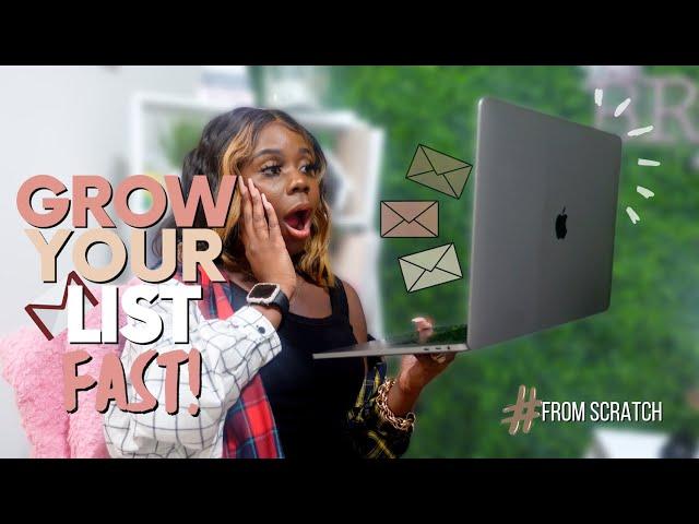 Steal My Email List Building Strategy 2024 | How to Grow Your Email List FAST!