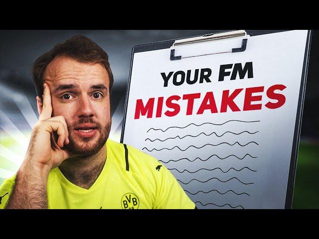 10 Common Mistakes on Football Manager