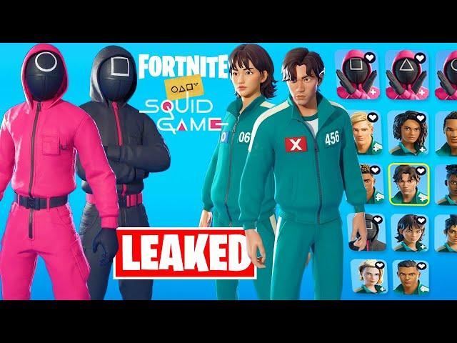 LEAKED Fortnite SQUID GAME Skins