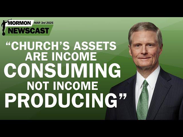 Elder Bednar & LDS Church Deny Hoarding of Wealth!