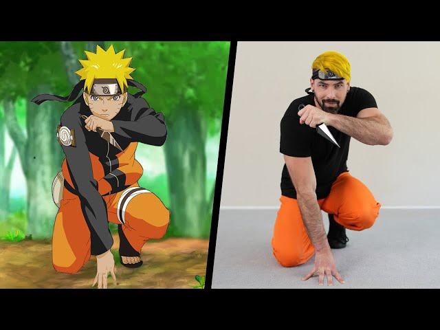 Tried the HARDEST Stunts From Anime IN REAL LIFE