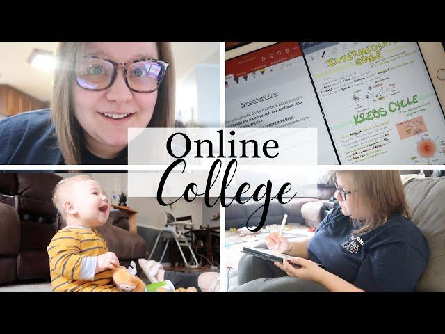 Online College Day in the Life | Mom in College 2021