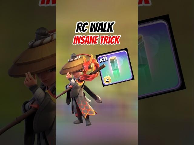 Rc Walk Insane Trick #clashofclans #coc #clashofclanstiktok