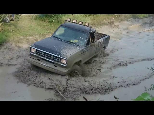 Ford Ranger Off Road in the Mud Hole