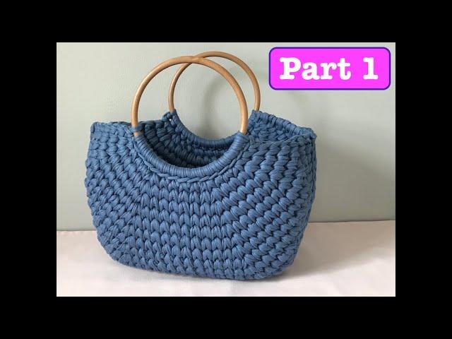 Crochet Basket Bag - Beginner Friendly - Part 1
