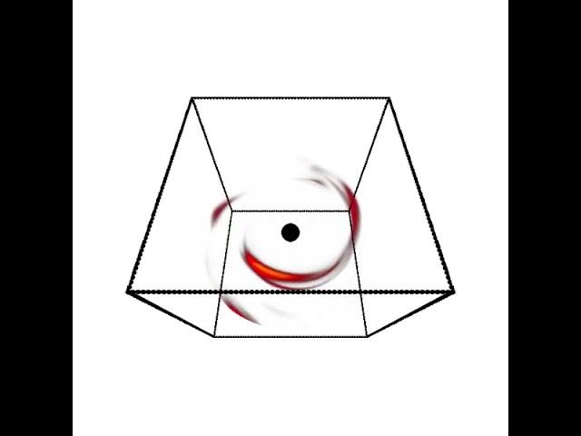 AI and physics combine to reveal the 3D structure of a flare erupting around a black hole