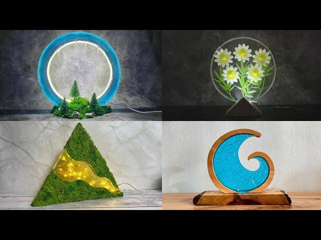 Amazing Decorative Epoxy Resin Lamps Ideas - RESIN ART | DIY