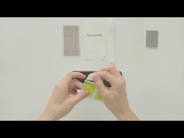 SPARIN A14 Liquidskin Screen Protector Installation Video for Smartphone