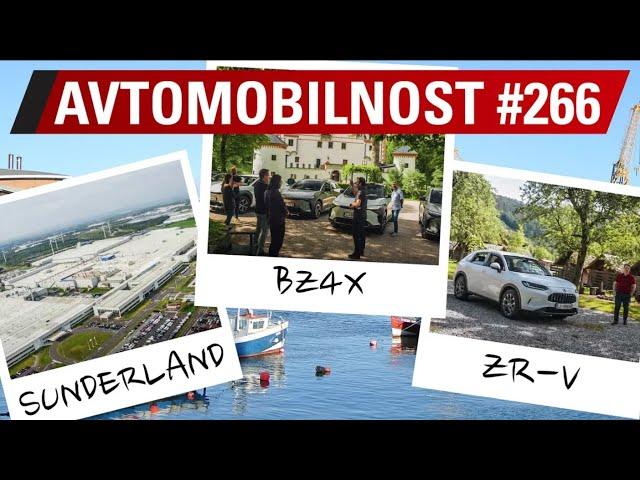 TV oddaja Avtomobilnost #266 - BZ4X, ZR-V in Nissanova tovarna v Sunderlandu