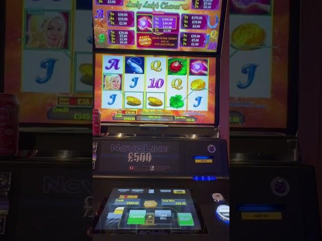 Lucky Lady's Charm £500 Jackpot Super Games with Re-Trigger!! 