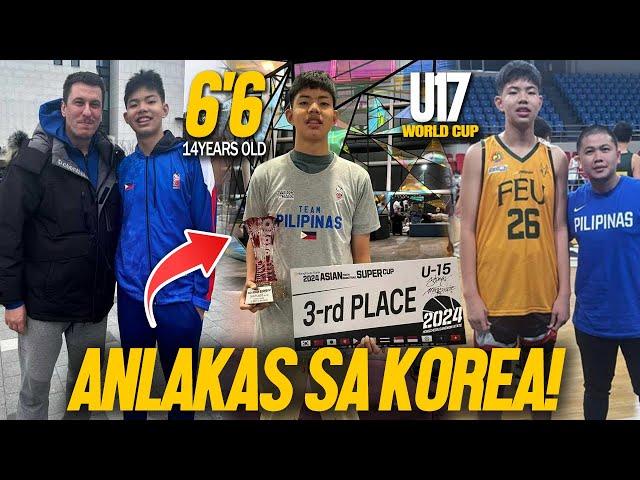 14yo PINOY 6'6 Kinukuhang IMPORT ng Indonesia at Vietnam U15