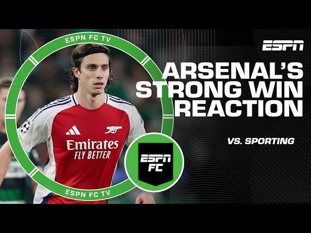 Stewart Robson EXCITED for Arsenal's foundation after DOMINANT 5-1 WIN vs. Sporting :boom: | ESPN FC