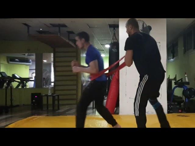 Olympian Karam Gaber Sharpening Ahmed Amer 's Takedowns