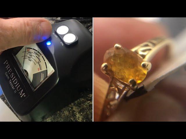 testing if a “gemstone” is REAL (presidium gem tester 2) review