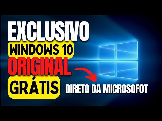 Como Baixar o Windows 10 Atualizado 100% GRÁTIS + ATIVAÇÃO ORIGINAL PARA SEMPRE#tutorial