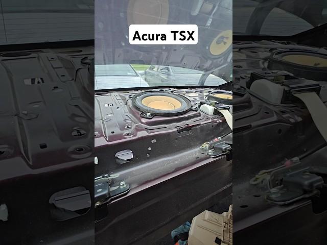 Acura TSX Factory Subwoofer Removal #acuratsx #tsx #acurasubwoofer