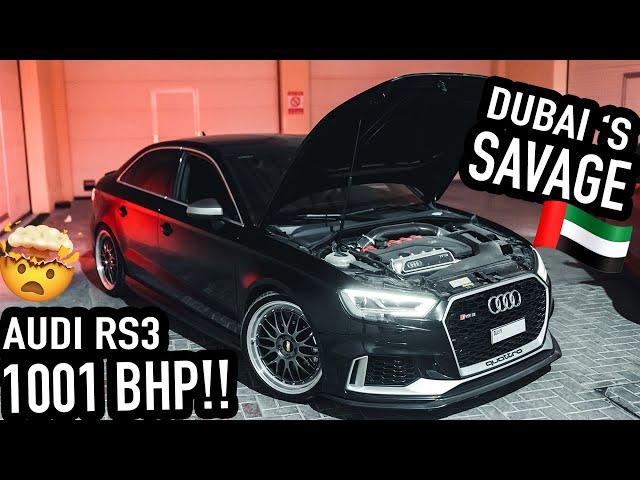 *1001 BHP* DUBAI'S FASTEST AUDI RS3 IS *MIND BLOWING* 