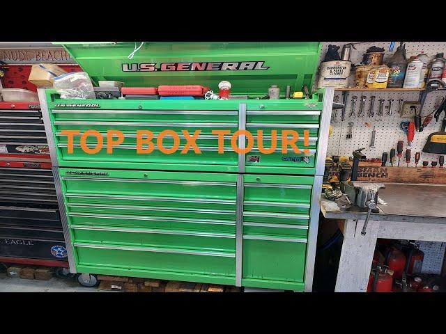 Tom Doby Mower Repair | Tool Box Tour - Top Box