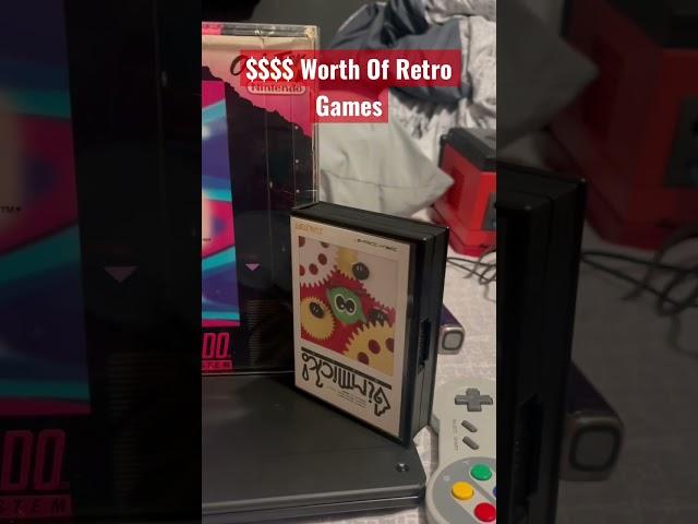 Thousands Of Dollars Of Games Here ‍ #Shorts #Expensive #Rare #Retro #Gaming #Gamer #Nintendo #f
