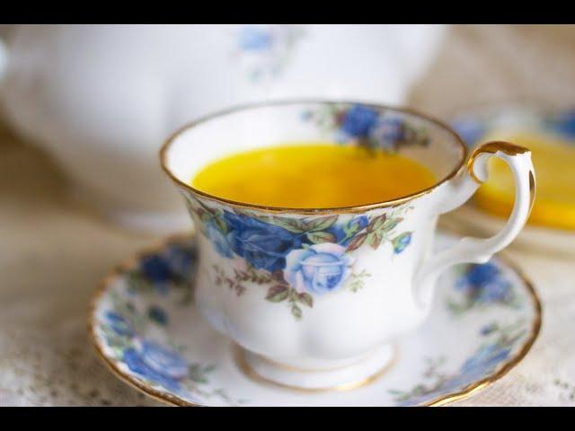 No-Peel Ginger Turmeric Tea