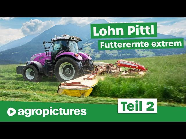 Lohnunternehmen Pittl Teil 2: Futterernte extrem in Österreich mit Pöttinger Jumbo und McHale Fusion