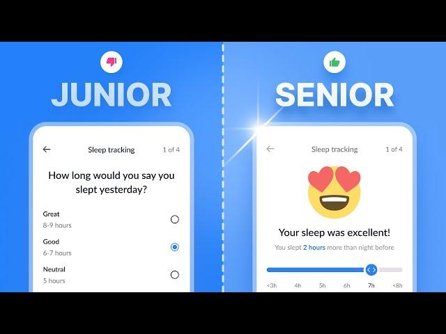 This Video Will Take You From Junior to Senior UX/UI Designer