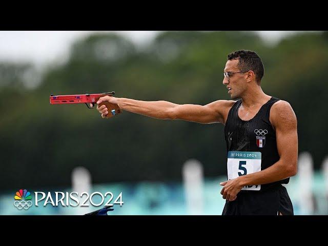 Egypt's Ahmed Elgendy claims modern pentathlon gold with WORLD RECORD | Paris Olympics | NBC Sports