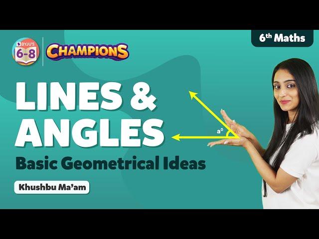 Lines and Angles -  Basic Geometrical Ideas Class 6 Maths (Concepts) | BYJU'S - Class 6
