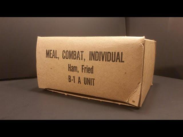 1966 Vietnam Meal Combat Individual MCI Fried Ham Vintage MRE Review Taste Testing