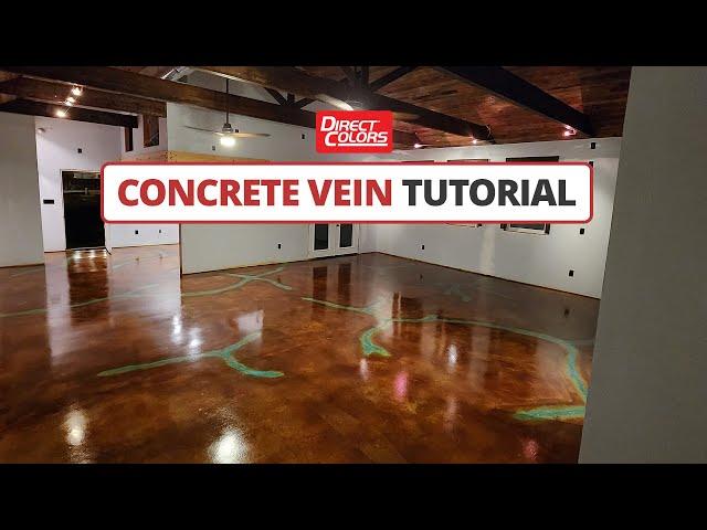 DIY Concrete Vein Creation: A Comprehensive Step-by-Step Tutorial by Direct Colors