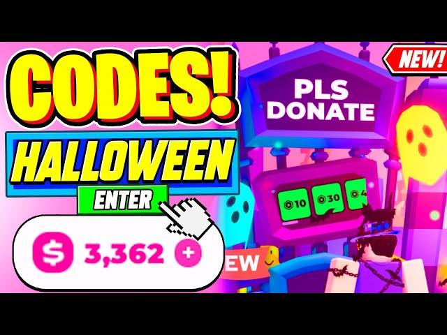 ️New️ ALL WORKING HALLOWEEN UPDATE CODES For Pls Donate - Roblox Pls Donate Codes 2024