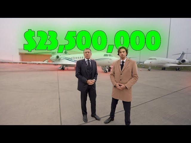 How to sell a $23,500,000 private jet | Dassault Falcon 7X