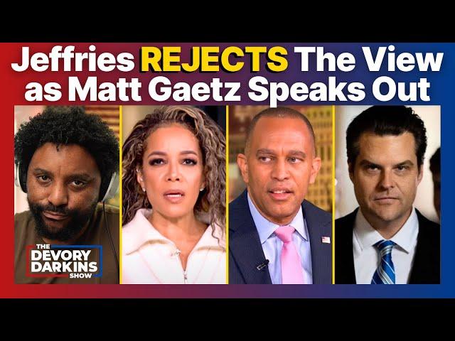 The View STUNNED by Hakeem Jeffries as Matt Gaetz Speaks out