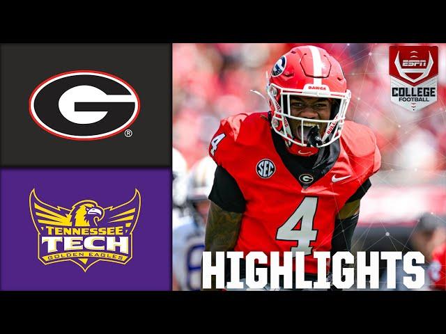 Tennessee Tech Golden Eagles vs. Georgia Bulldogs | Full Game Highlights | ESPN College Football